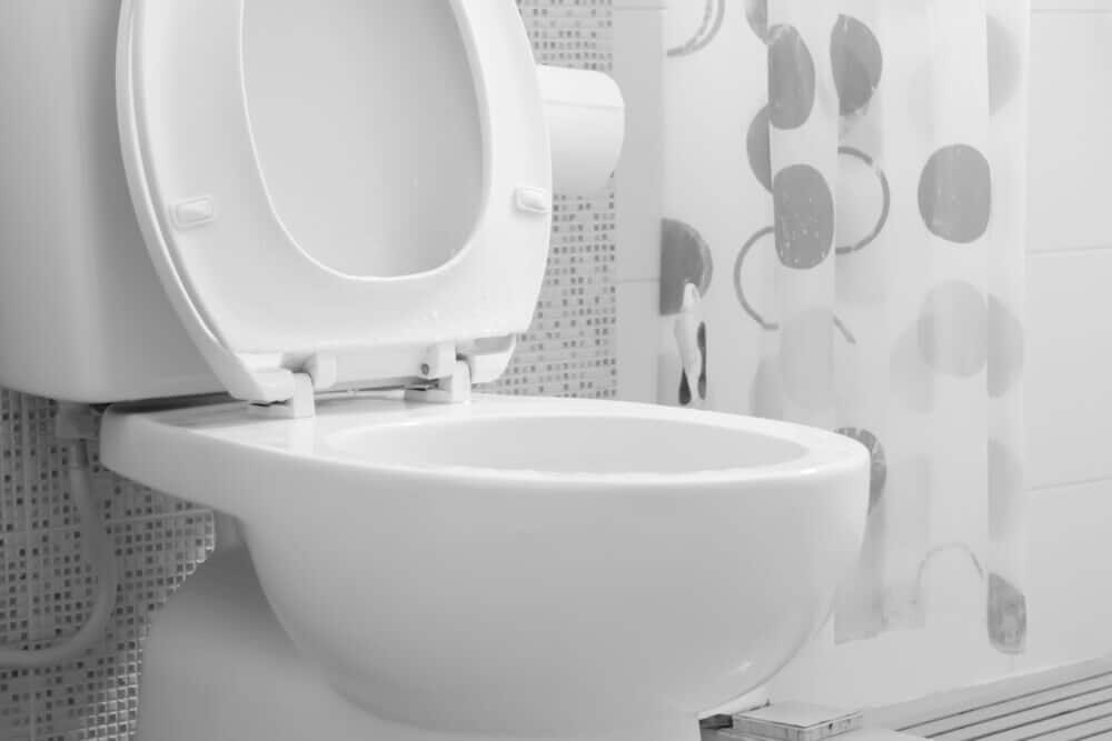 Clean and efficient toilet after repair by professional plumber