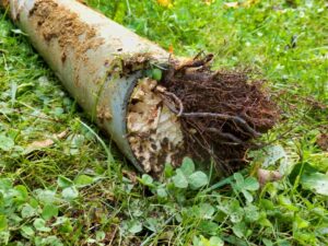 Pipe blocked by tree root the responsibility of the landlord